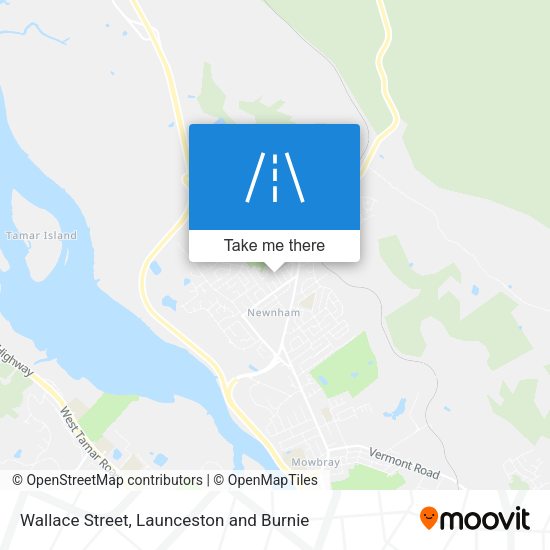 Wallace Street map