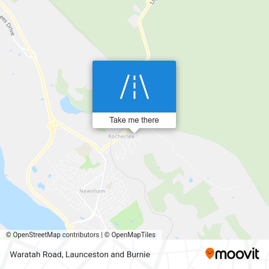 Waratah Road map