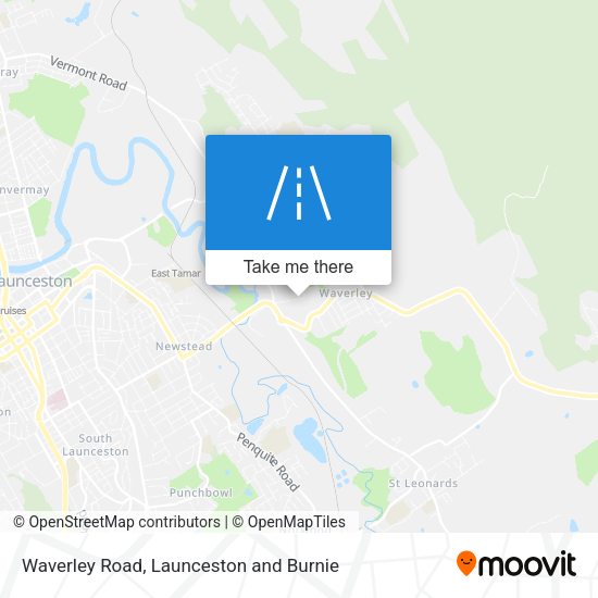 Waverley Road map