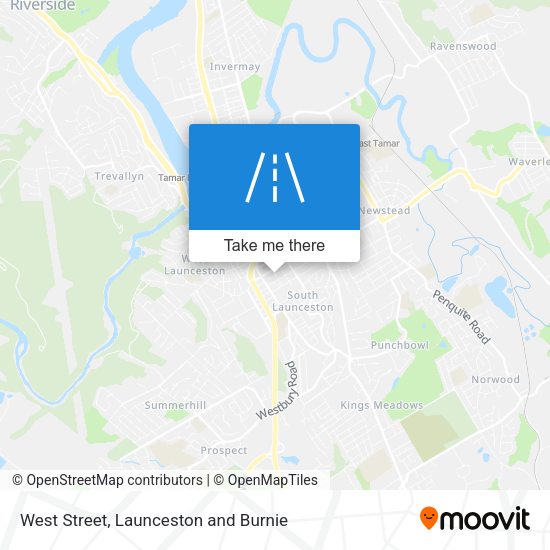 West Street map