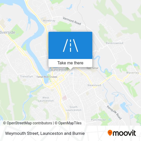 Weymouth Street map