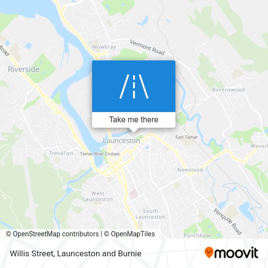 Willis Street map