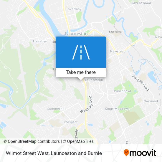 Wilmot Street West map