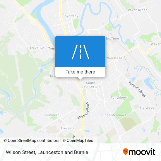 Wilson Street map
