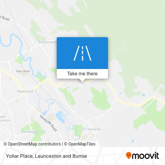 Yollar Place map
