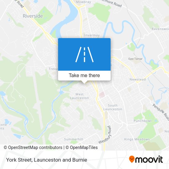 York Street map