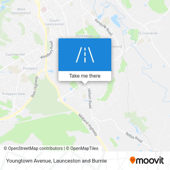 Youngtown Avenue map
