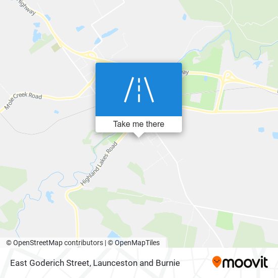 East Goderich Street map