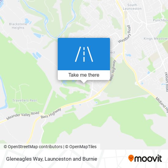 Gleneagles Way map