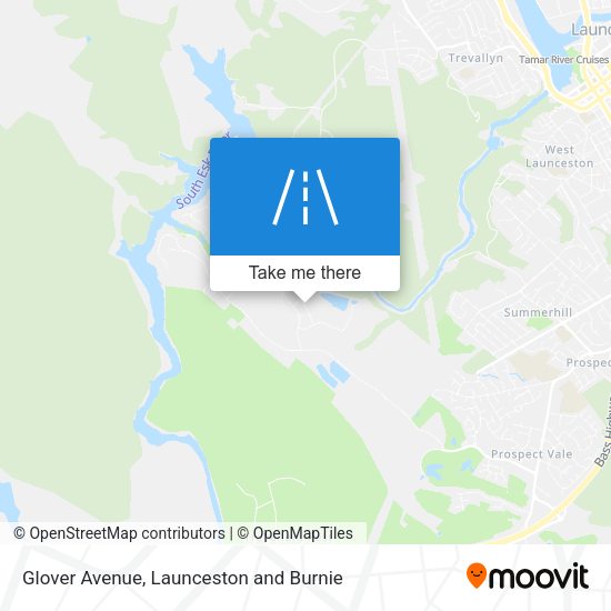 Glover Avenue map
