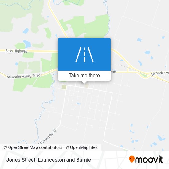 Jones Street map