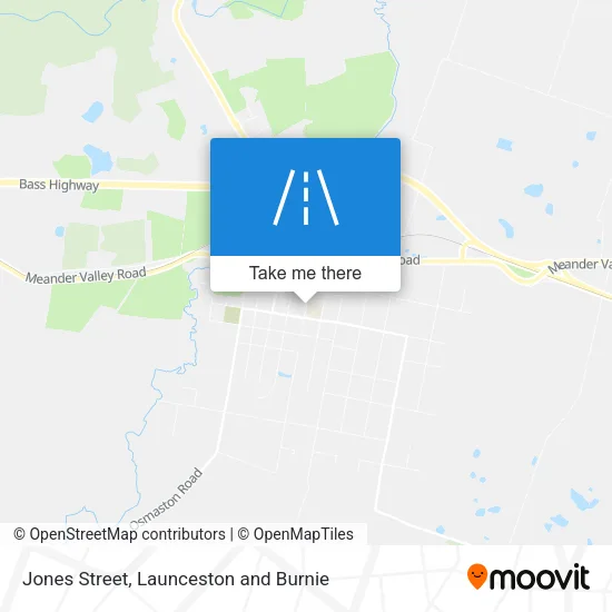 Jones Street map