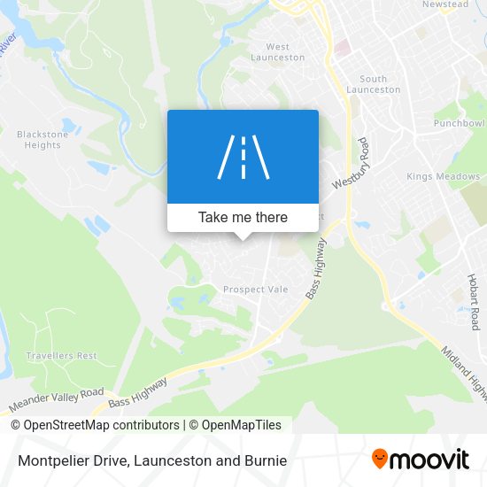 Montpelier Drive map