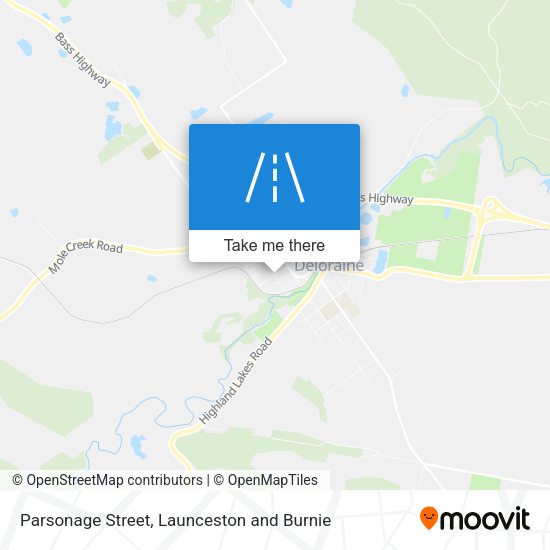 Parsonage Street map