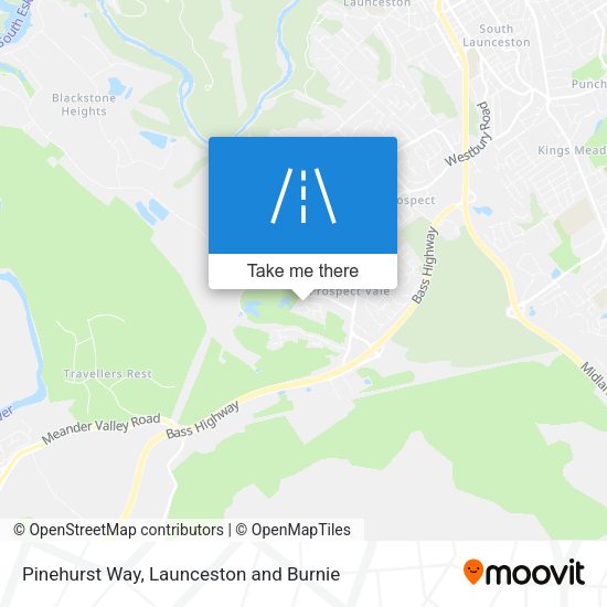 Pinehurst Way map
