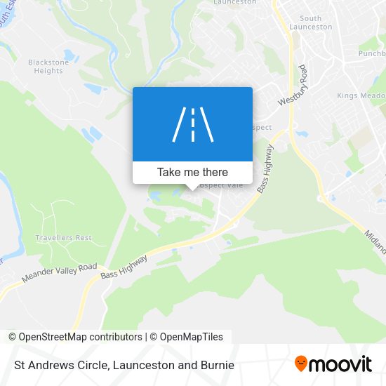 St Andrews Circle map
