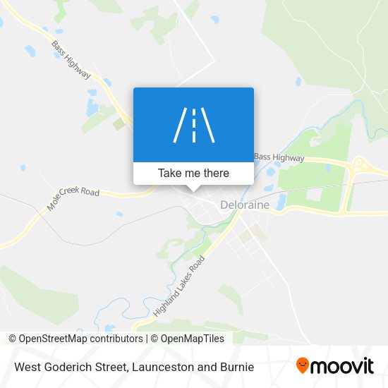 West Goderich Street map
