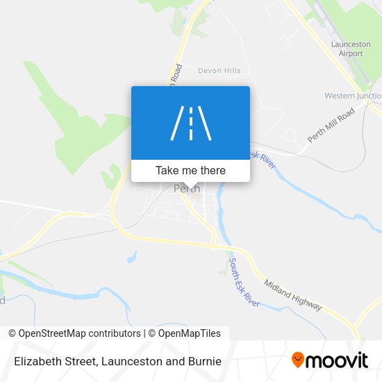 Elizabeth Street map