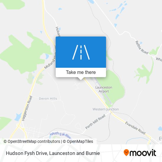 Hudson Fysh Drive map