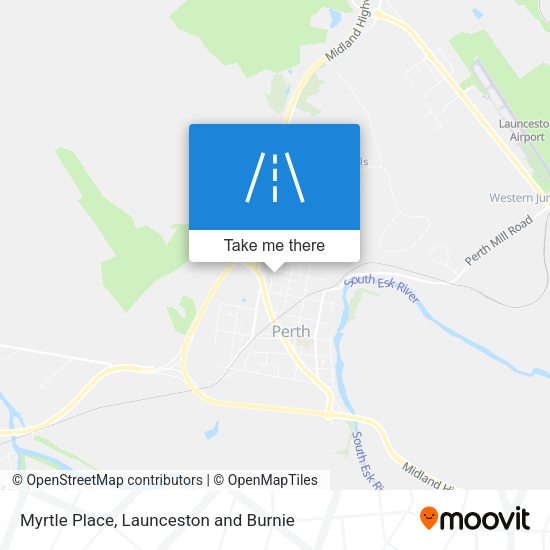 Myrtle Place map