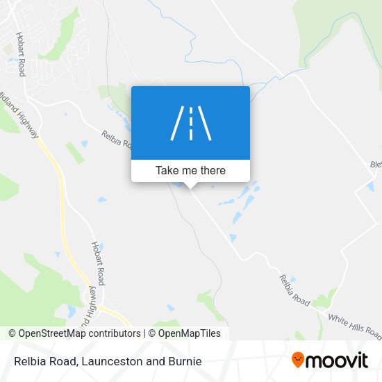 Relbia Road map