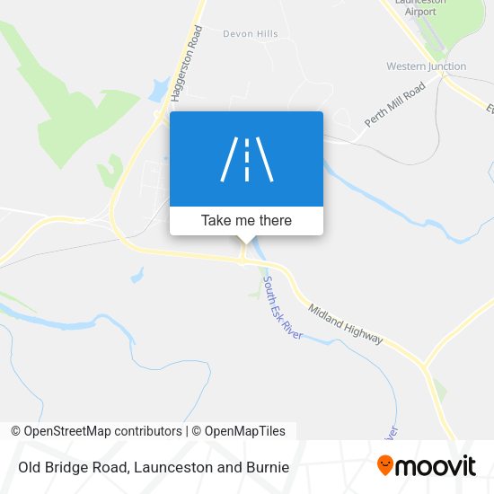 Old Bridge Road map