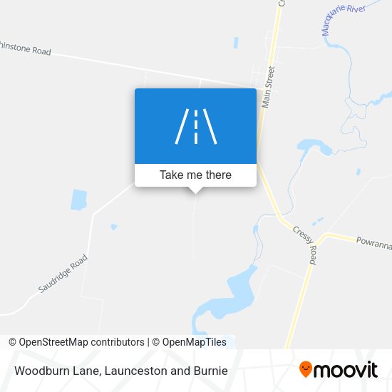 Woodburn Lane map