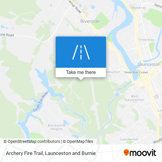 Archery Fire Trail map