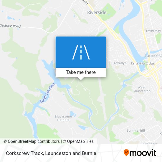 Corkscrew Track map