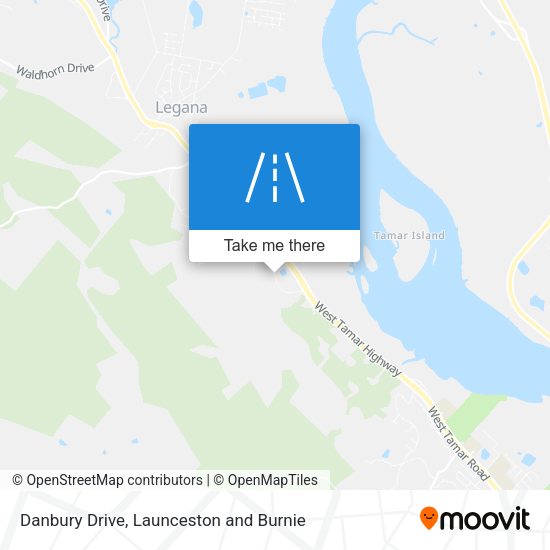 Danbury Drive map