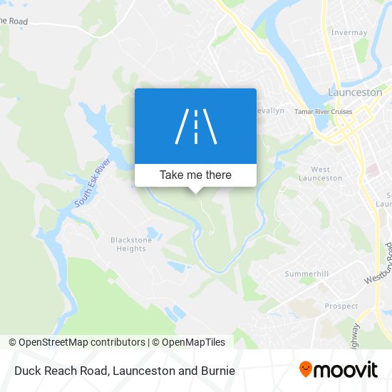 Duck Reach Road map