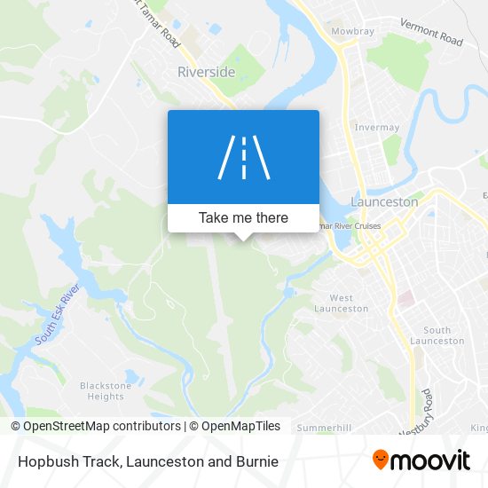 Hopbush Track map