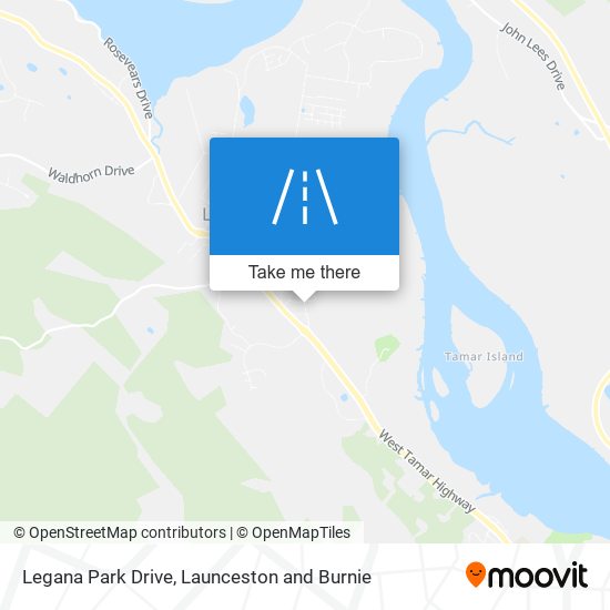 Legana Park Drive map