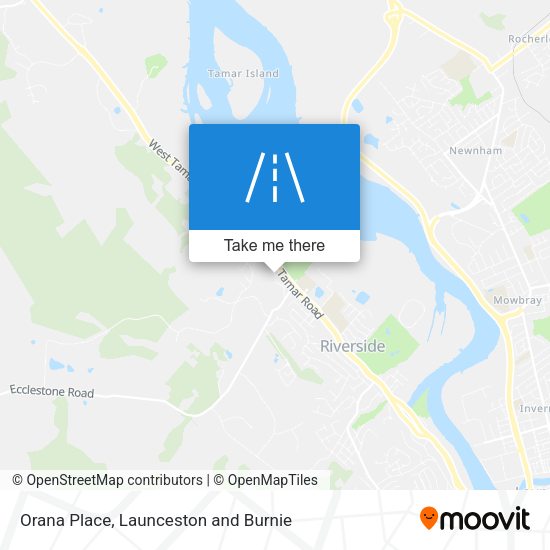 Orana Place map