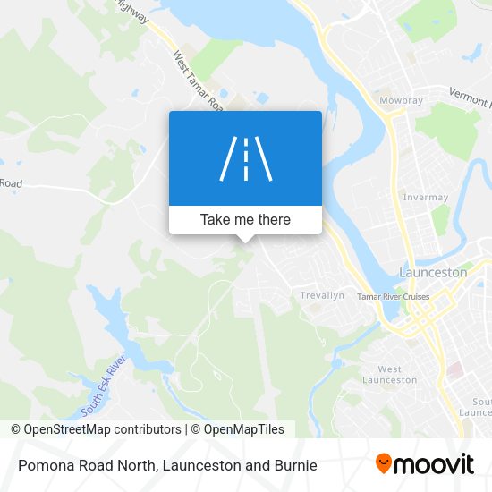 Pomona Road North map