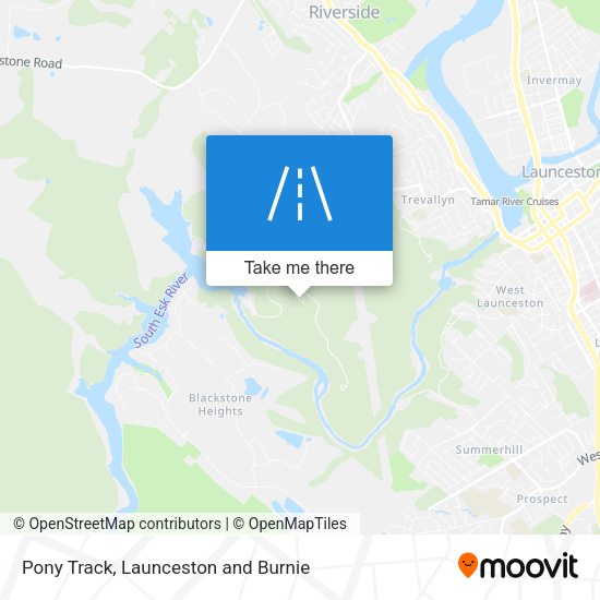 Pony Track map
