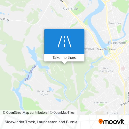 Sidewinder Track map