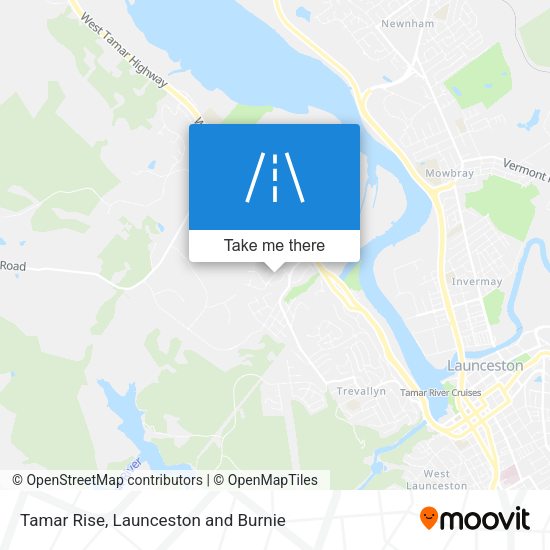 Tamar Rise map