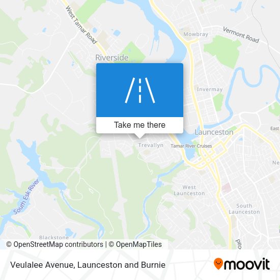Veulalee Avenue map