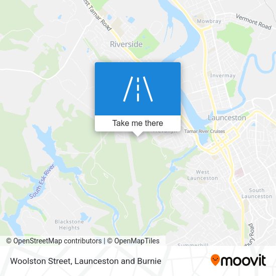 Woolston Street map