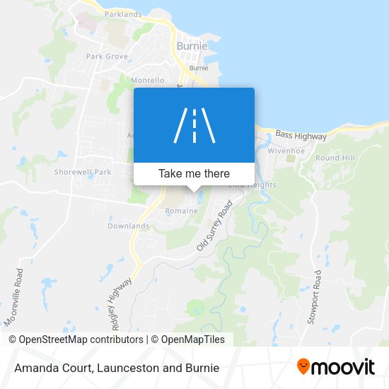 Amanda Court map