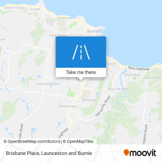 Brisbane Place map