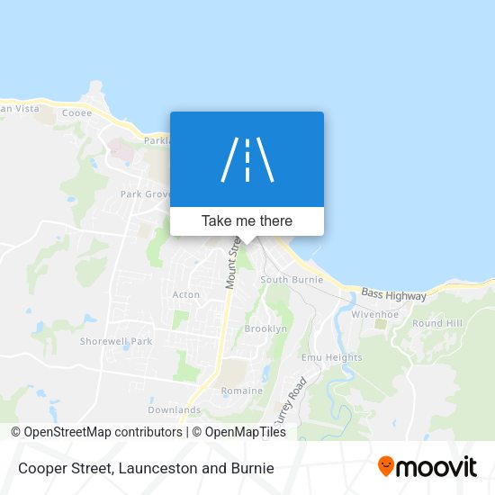 Cooper Street map
