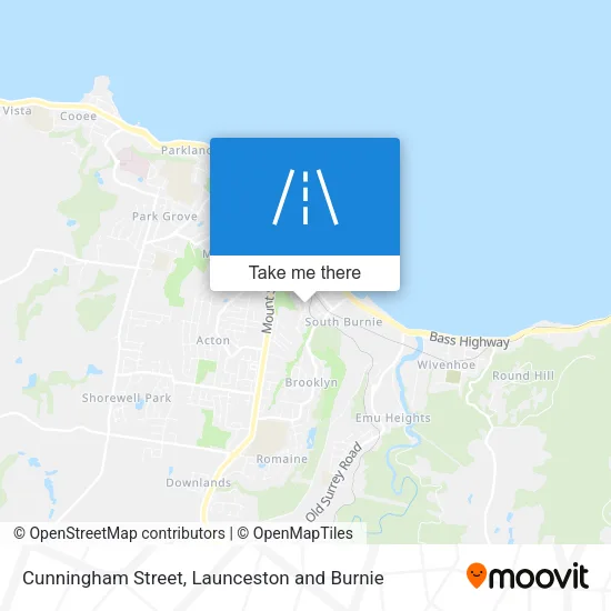 Cunningham Street map