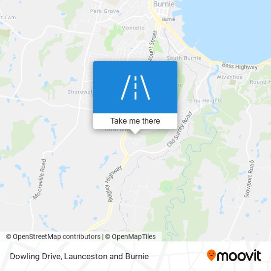 Dowling Drive map