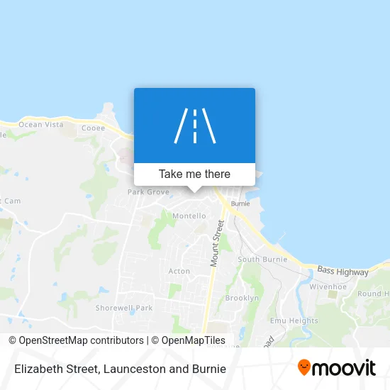 Elizabeth Street map