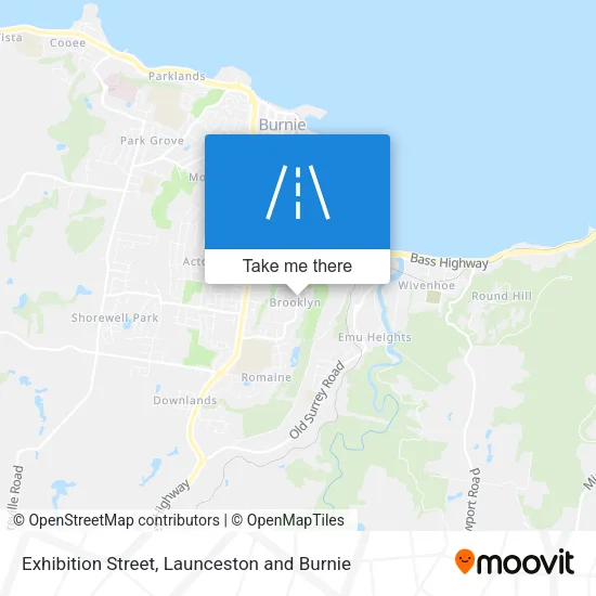 Exhibition Street map