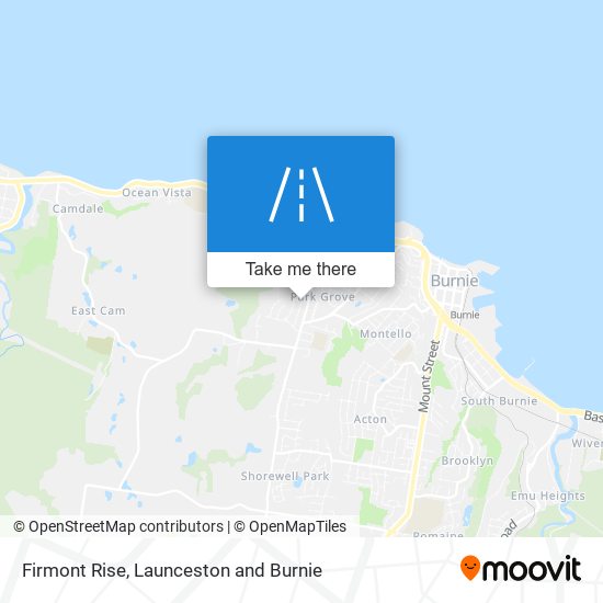 Firmont Rise map