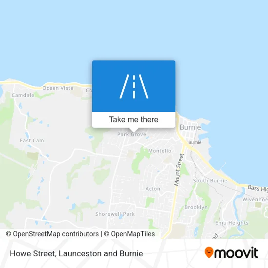 Howe Street map