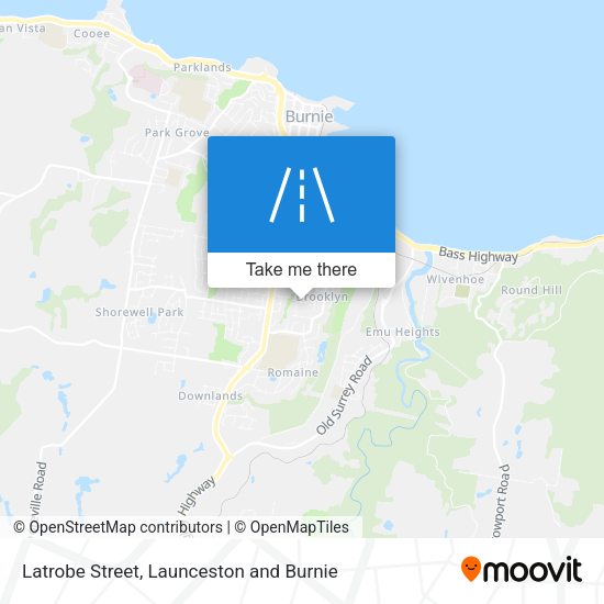 Latrobe Street map